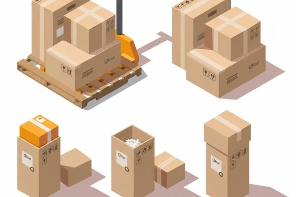 isometric-cardboard-boxes-hand-pallet-truck_1441-4254